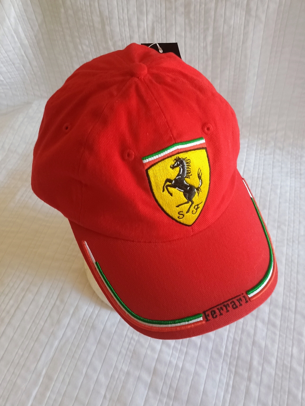 NWT  Wynn Las Vegas Ferrari Red Logo Baseball Cap One Size